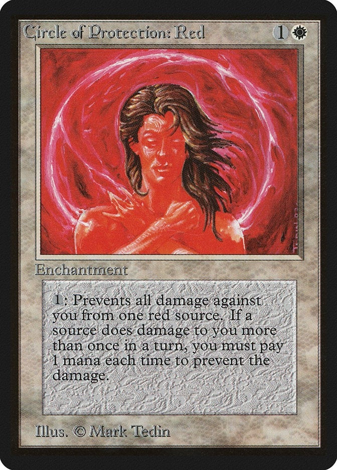Image for Circle of Protection: Red (LEB) - Magic: The Gathering