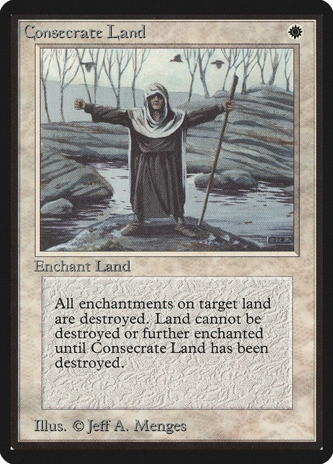 Image for Consecrate Land (LEB) - Magic: The Gathering