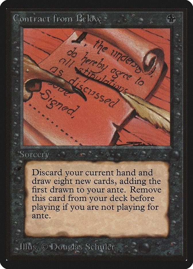 Image for Contract from Below (LEB) - Magic: The Gathering