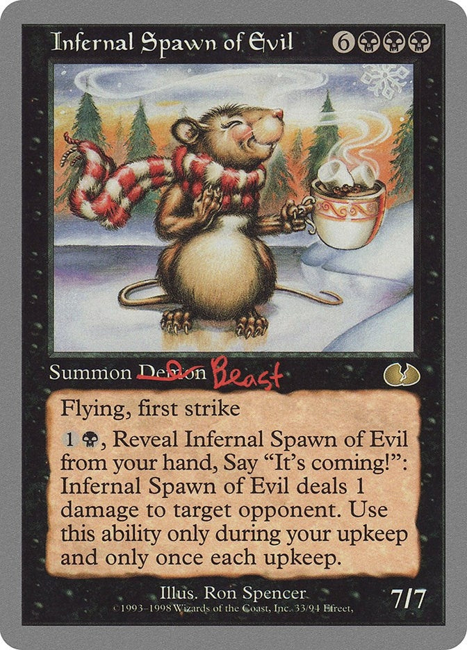 Image for Infernal Spawn of Evil (33) (UGL) - Magic: The Gathering
