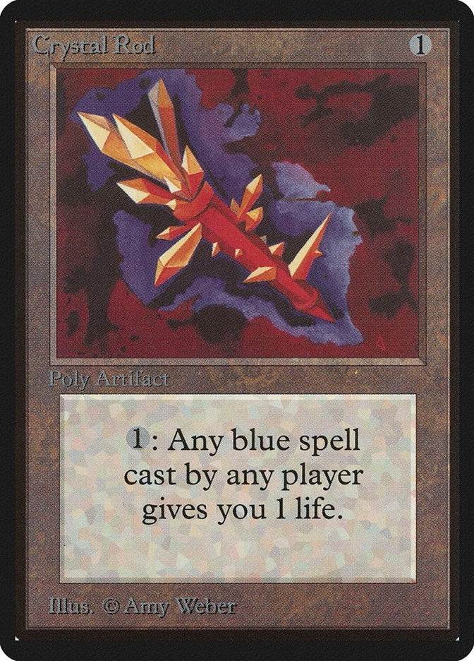 Image for Crystal Rod (LEB) - Magic: The Gathering
