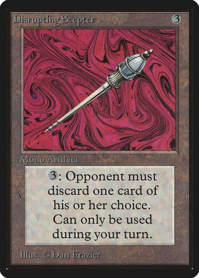 Image for Disrupting Scepter (LEB) - Magic: The Gathering