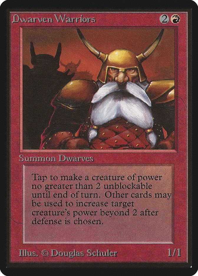 Image for Dwarven Warriors (LEB) - Magic: The Gathering