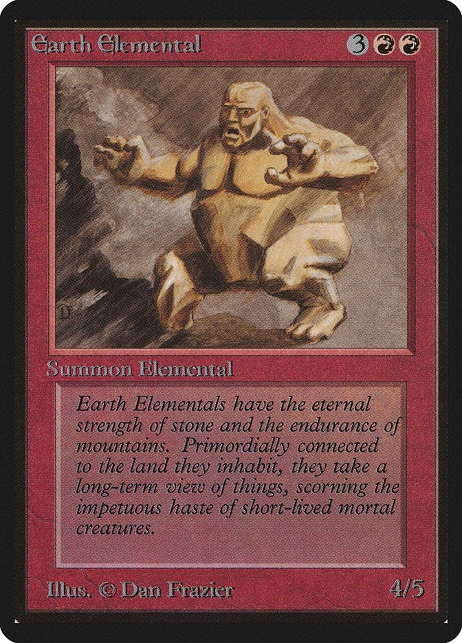 Image for Earth Elemental (LEB) - Magic: The Gathering