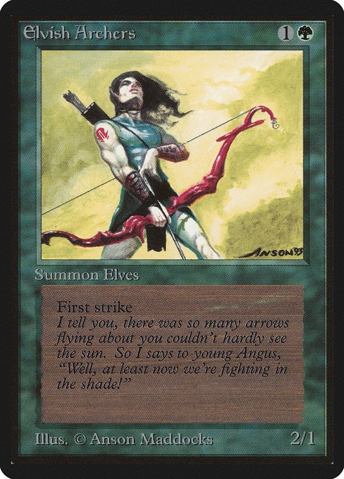 Image for Elvish Archers (LEB) - Magic: The Gathering
