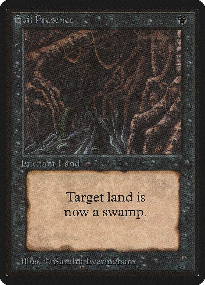 Image for Evil Presence (LEB) - Magic: The Gathering