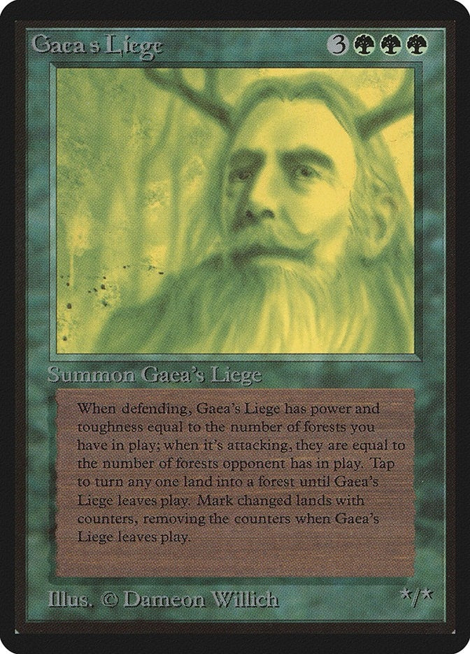Image for Gaea's Liege (LEB) - Magic: The Gathering