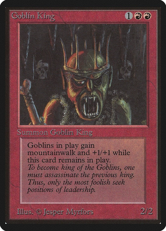 Image for Goblin King (LEB) - Magic: The Gathering