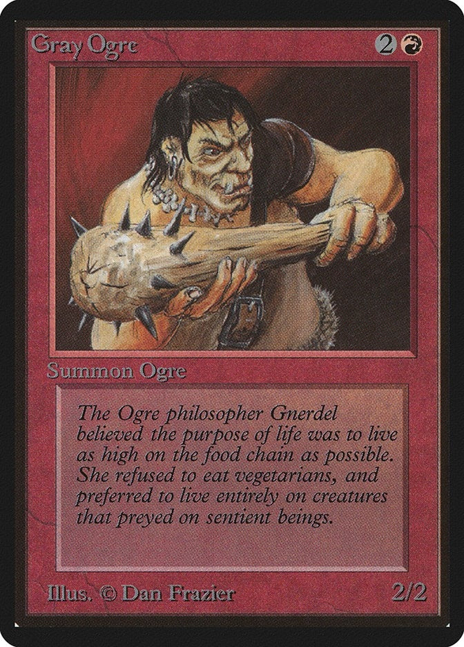 Image for Gray Ogre (LEB) - Magic: The Gathering
