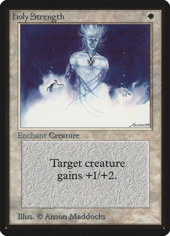 Image for Holy Strength (LEB) - Magic: The Gathering