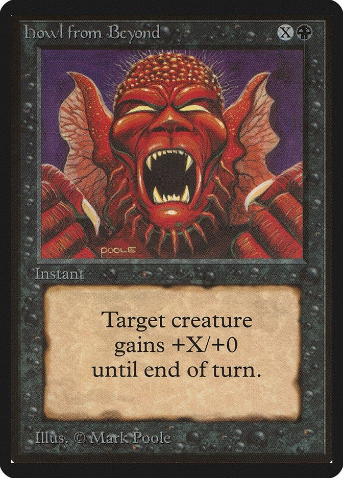 Image for Howl from Beyond (LEB) - Magic: The Gathering