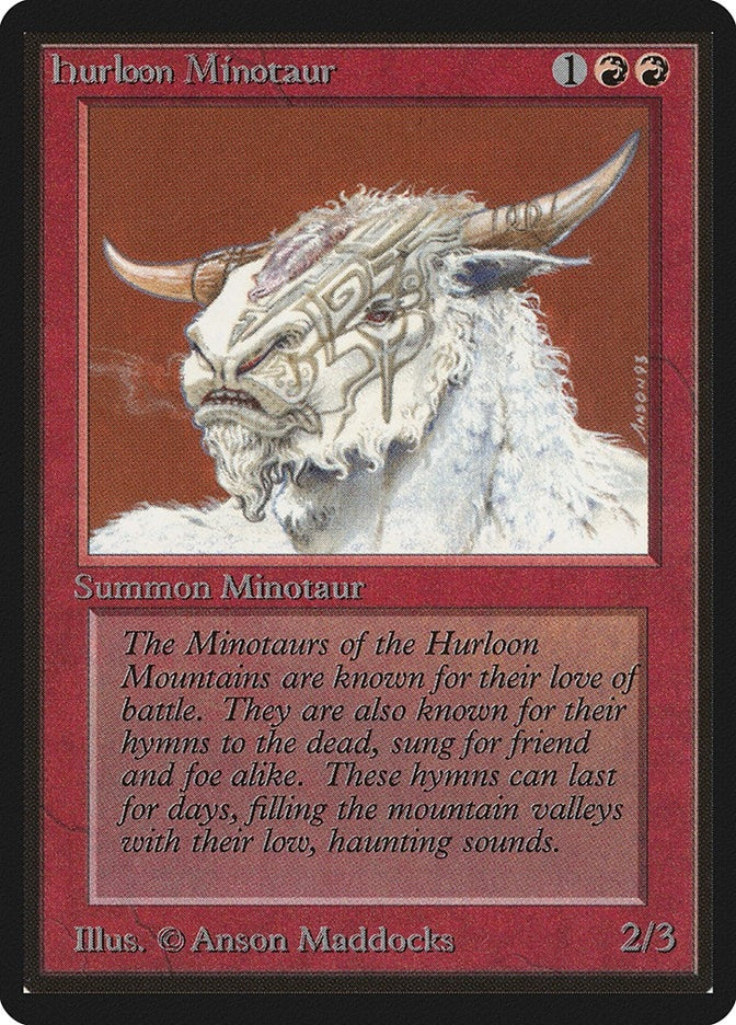 Image for Hurloon Minotaur (LEB) - Magic: The Gathering