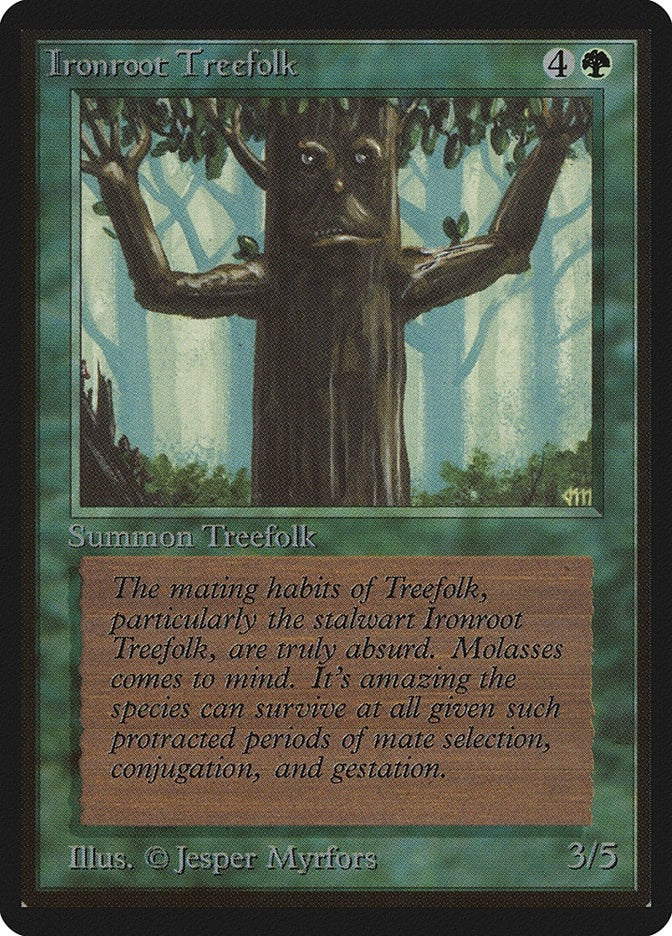 Image for Ironroot Treefolk (LEB) - Magic: The Gathering