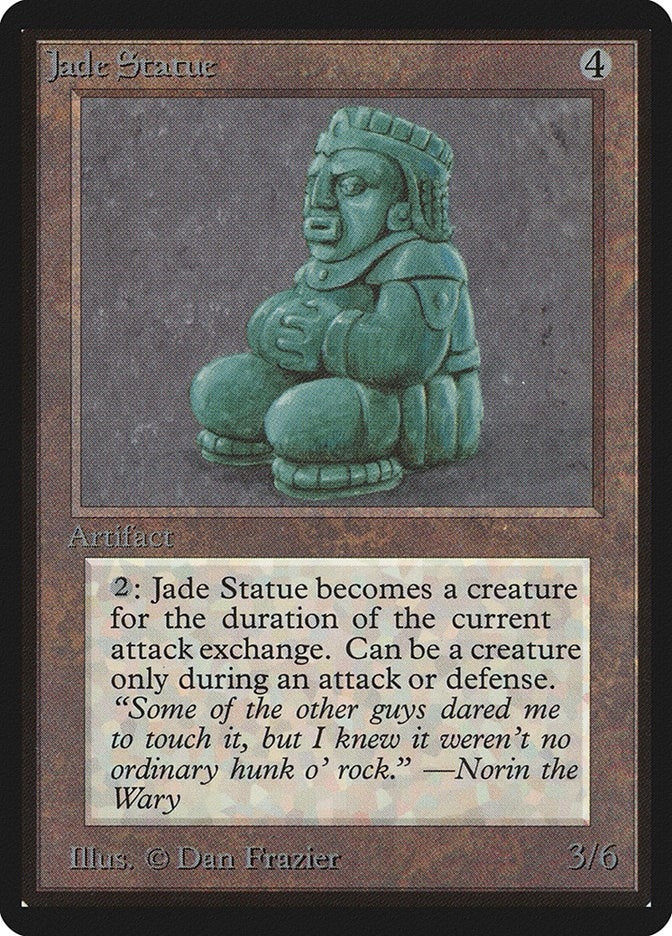 Image for Jade Statue (LEB) - Magic: The Gathering
