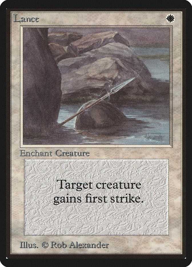 Image for Lance (LEB) - Magic: The Gathering