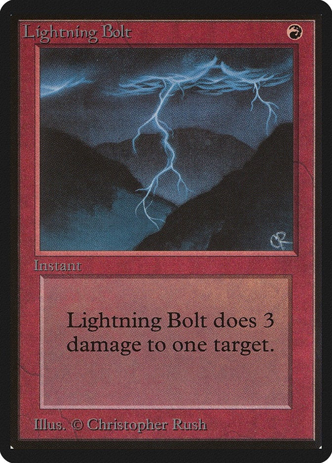 Image for Lightning Bolt (LEB) - Magic: The Gathering