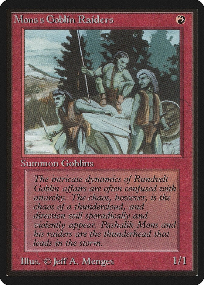 Image for Mons's Goblin Raiders (LEB) - Magic: The Gathering