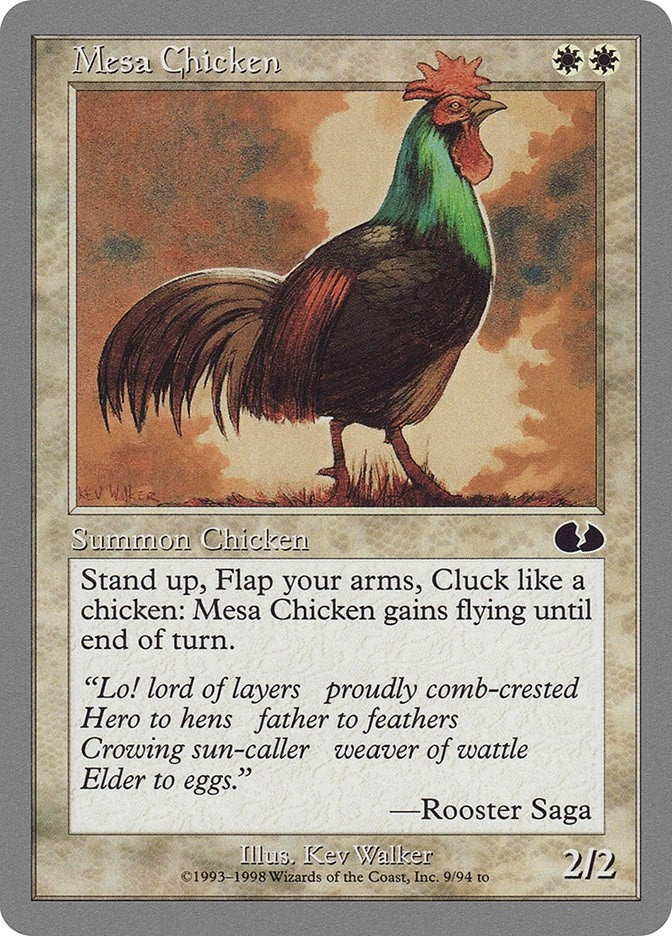 Image for Mesa Chicken (9) (UGL) - Magic: The Gathering