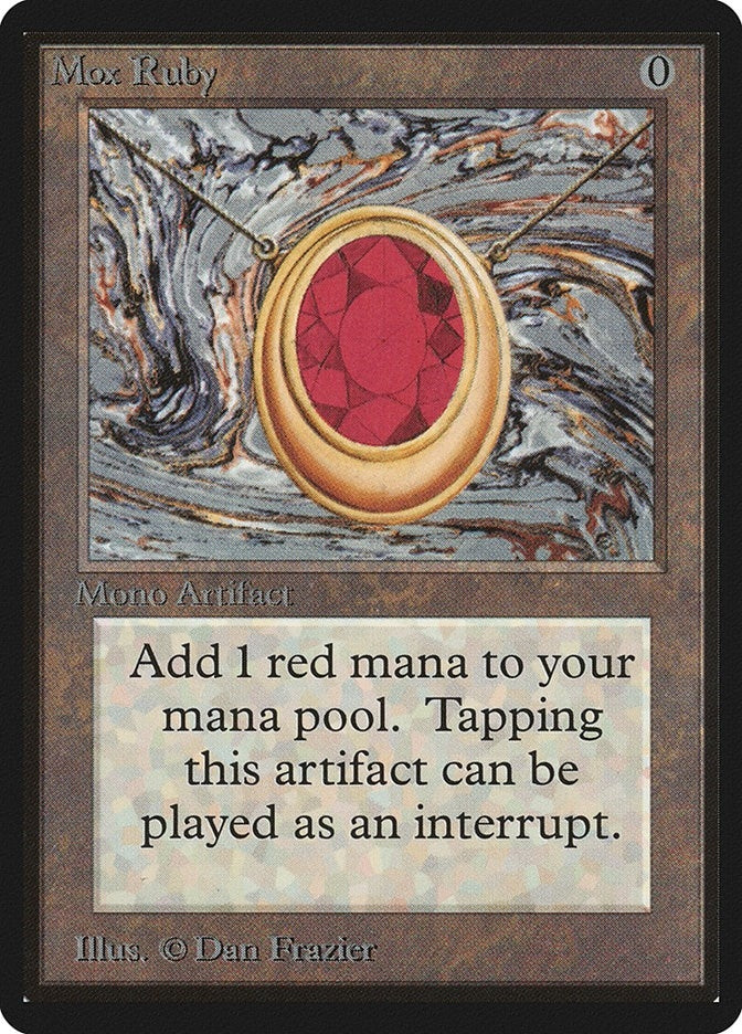 Image for Mox Ruby (LEB) - Magic: The Gathering