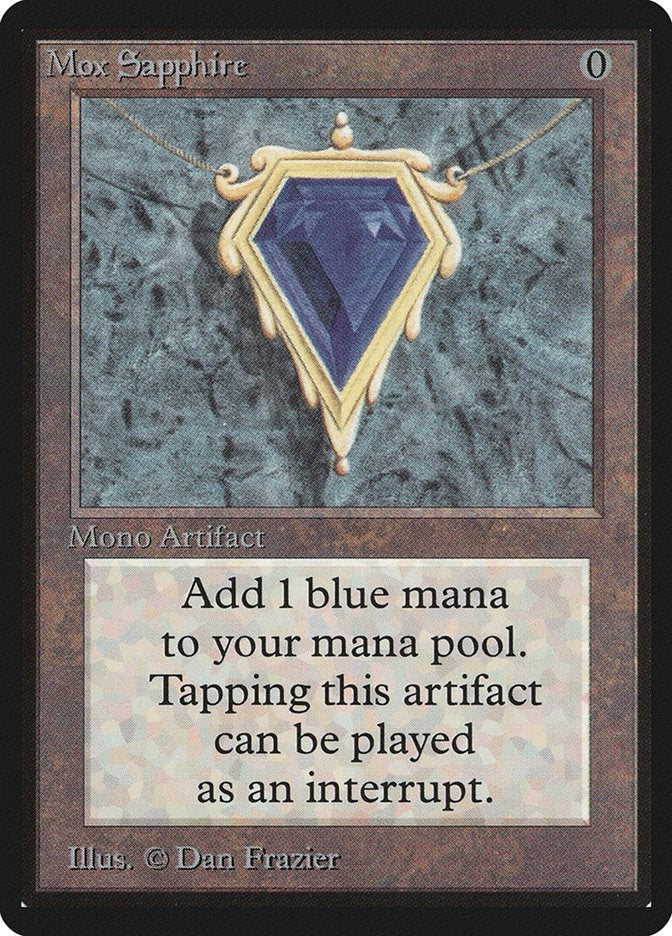 Image for Mox Sapphire (LEB) - Magic: The Gathering