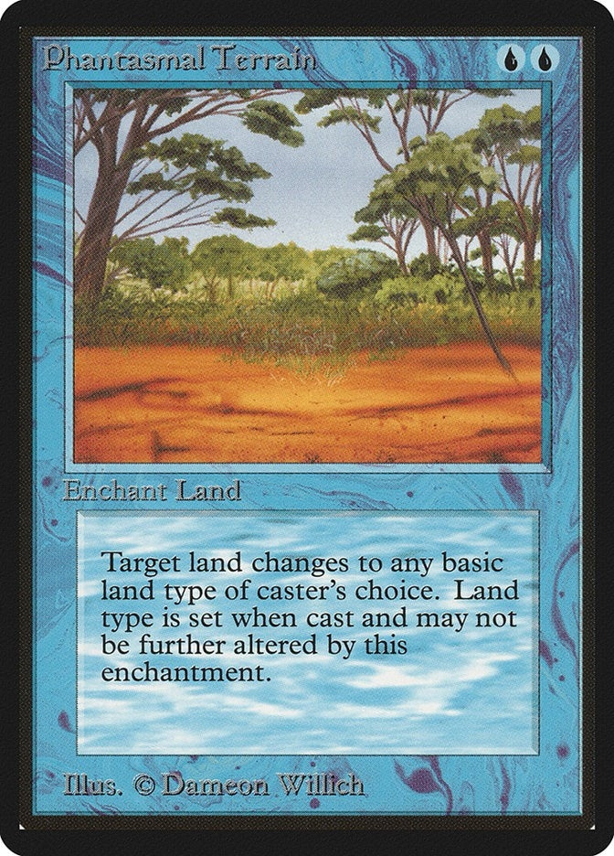 Image for Phantasmal Terrain (LEB) - Magic: The Gathering