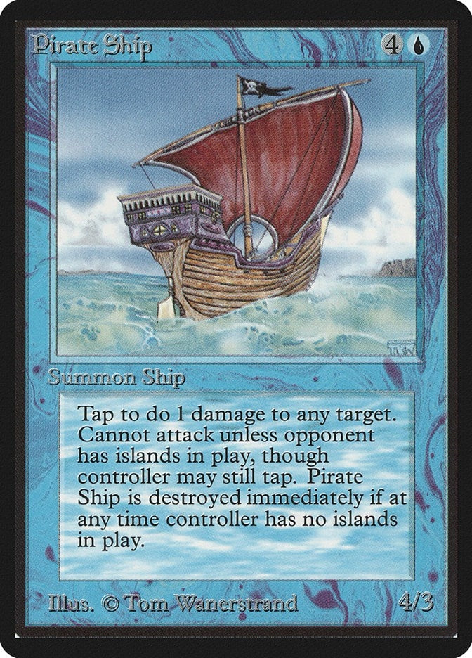 Image for Pirate Ship (LEB) - Magic: The Gathering