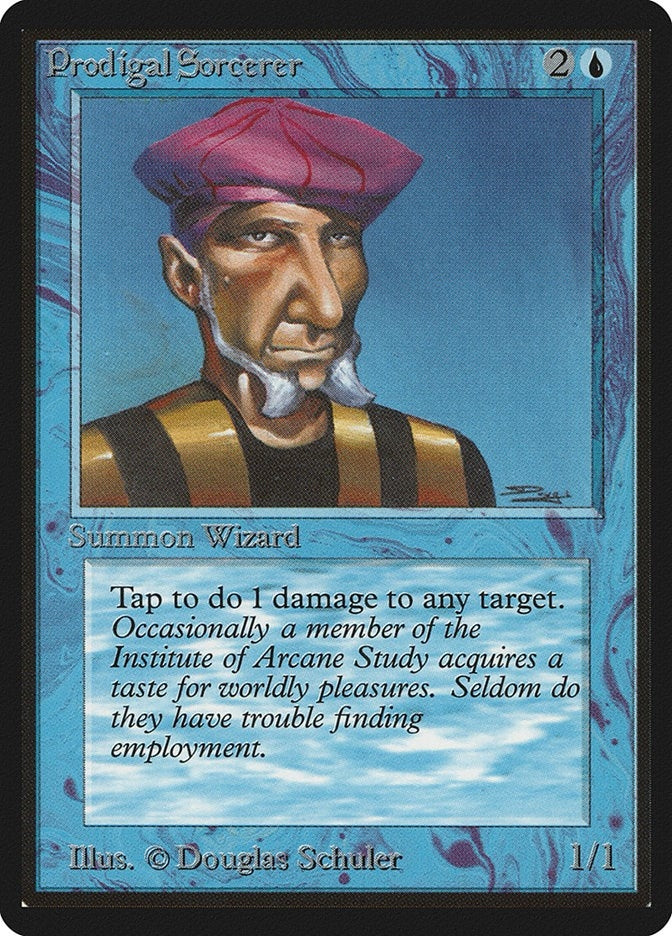 Image for Prodigal Sorcerer (LEB) - Magic: The Gathering