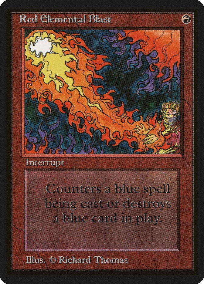 Image for Red Elemental Blast (LEB) - Magic: The Gathering