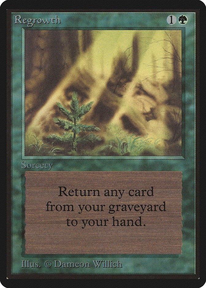Image for Regrowth (LEB) - Magic: The Gathering