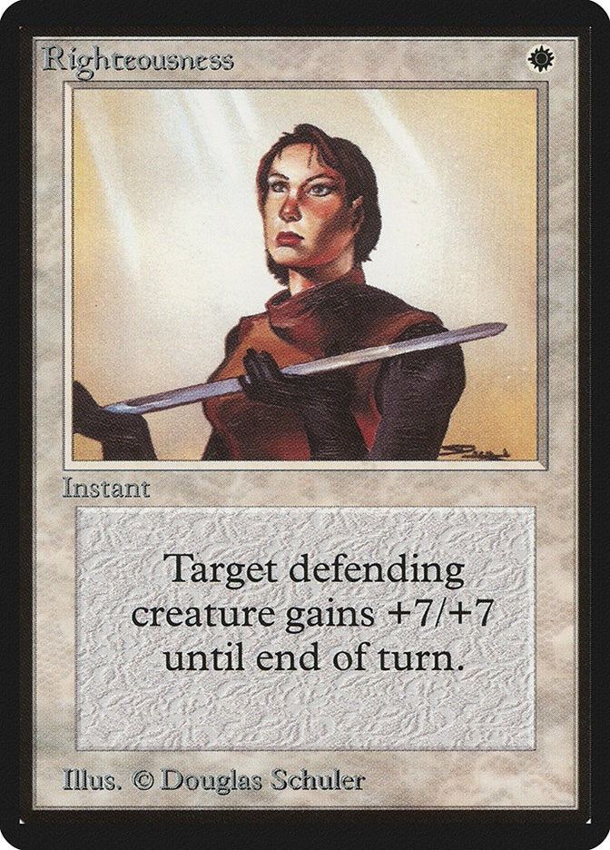 Image for Righteousness (LEB) - Magic: The Gathering