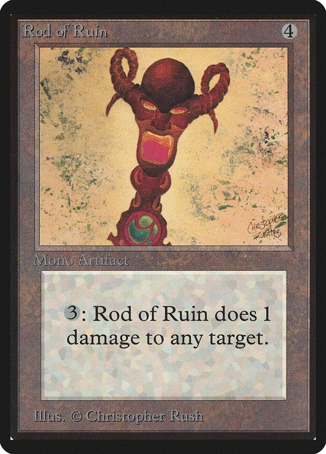 Image for Rod of Ruin (LEB) - Magic: The Gathering