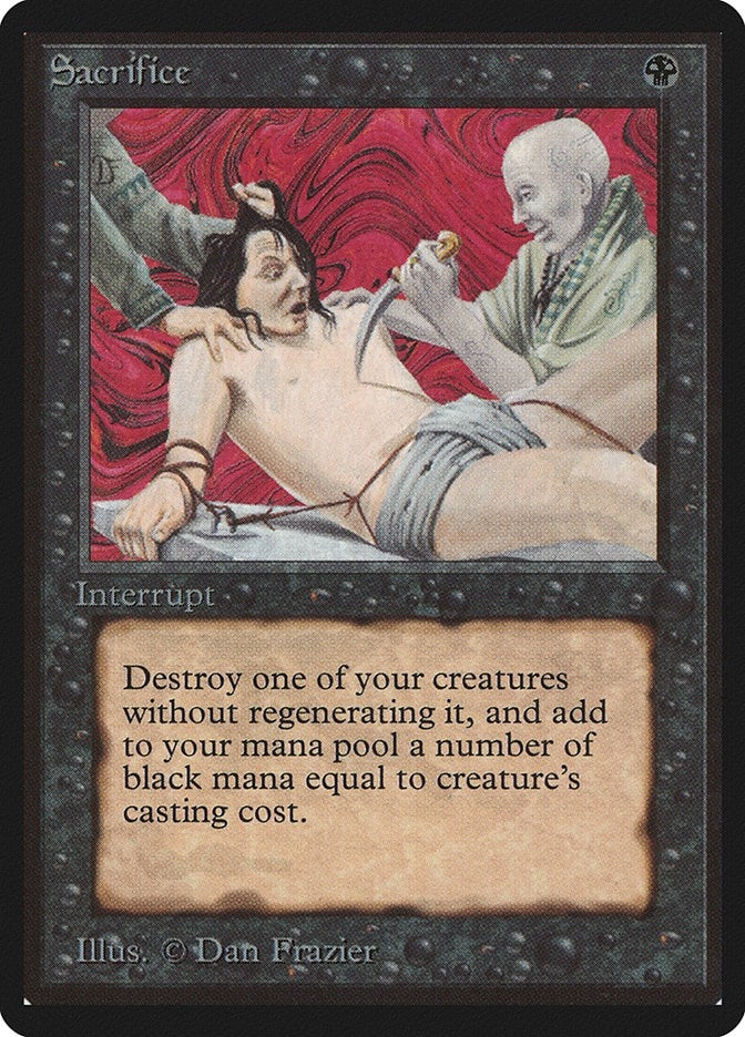 Image for Sacrifice (LEB) - Magic: The Gathering