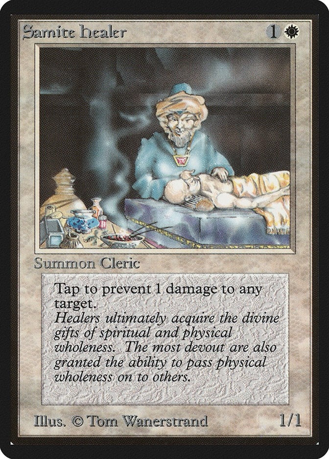 Image for Samite Healer (LEB) - Magic: The Gathering