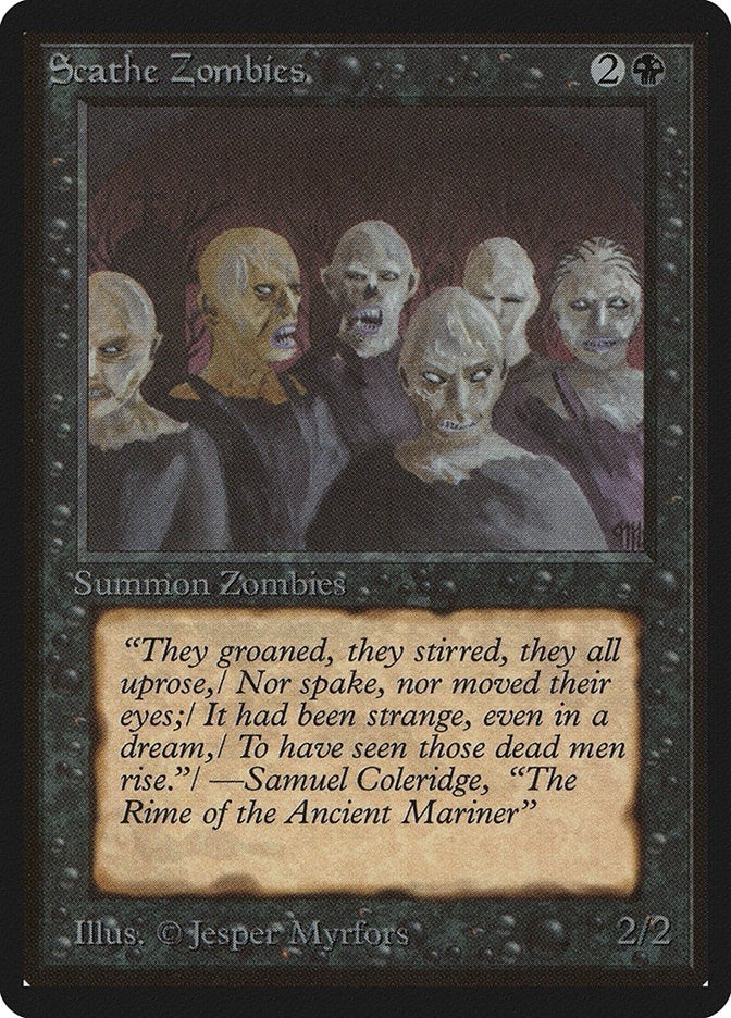 Image for Scathe Zombies (LEB) - Magic: The Gathering