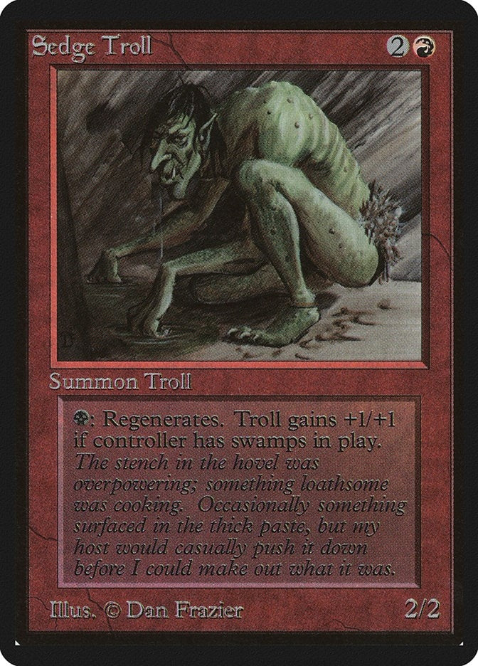Image for Sedge Troll (LEB) - Magic: The Gathering