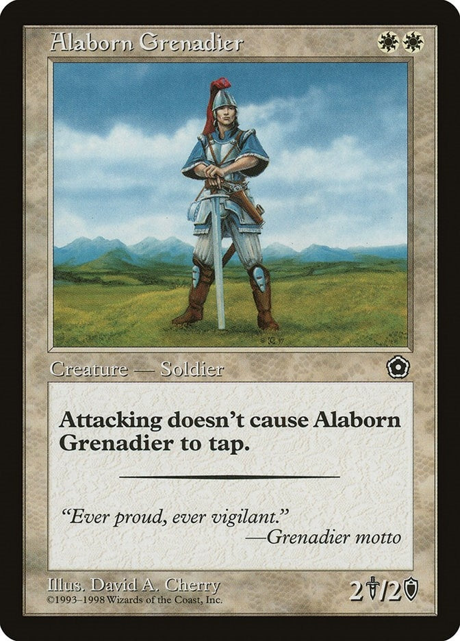 Image for Alaborn Grenadier (P02) - Magic: The Gathering
