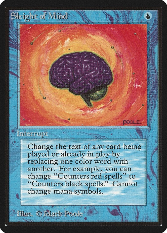 Image for Sleight of Mind (LEB) - Magic: The Gathering