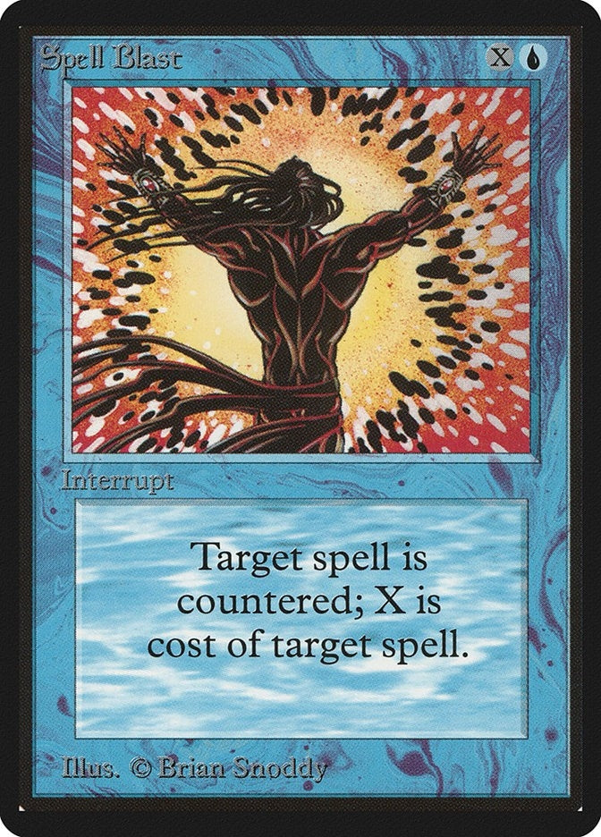Image for Spell Blast (LEB) - Magic: The Gathering