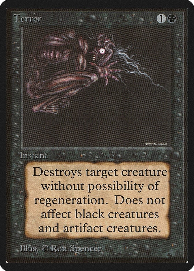 Image for Terror (LEB) - Magic: The Gathering
