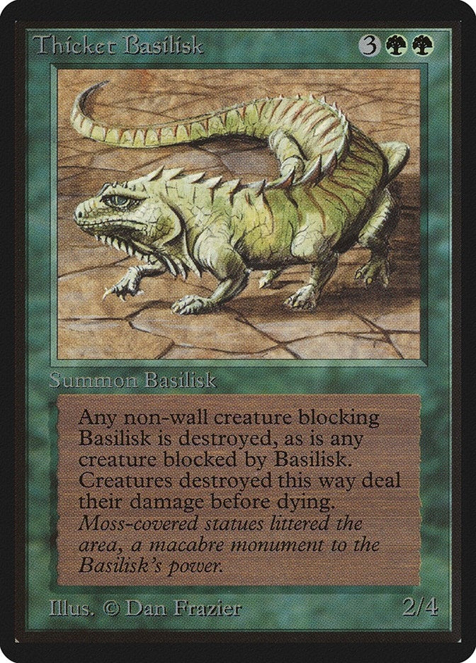 Image for Thicket Basilisk (LEB) - Magic: The Gathering