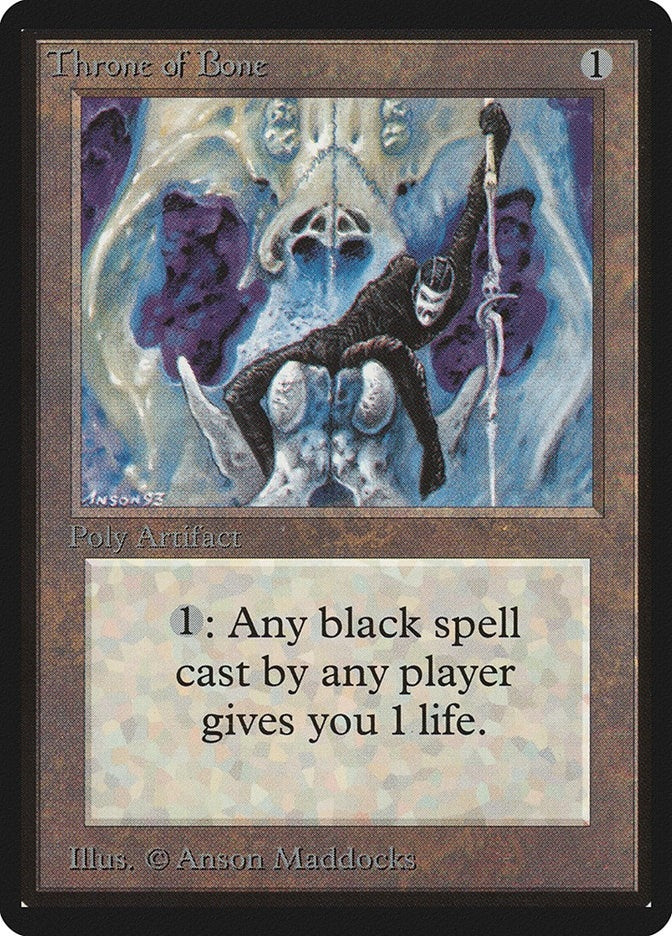 Image for Throne of Bone (LEB) - Magic: The Gathering