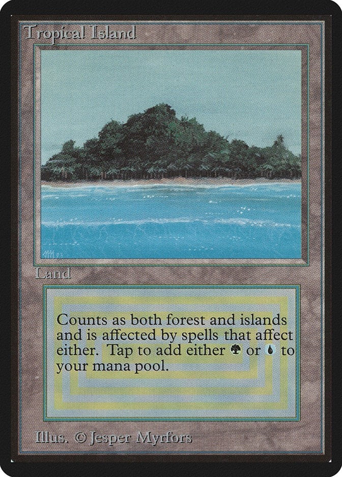Image for Tropical Island (LEB) - Magic: The Gathering