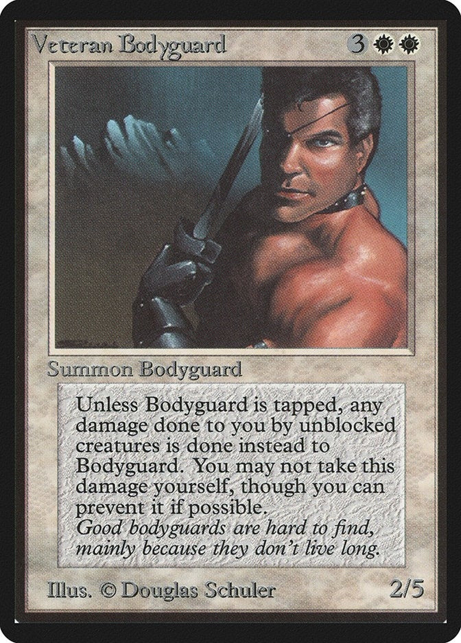 Image for Veteran Bodyguard (LEB) - Magic: The Gathering