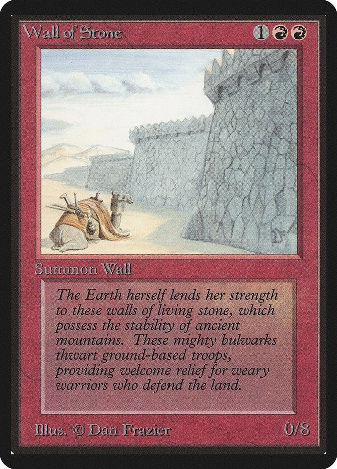 Image for Wall of Stone (LEB) - Magic: The Gathering