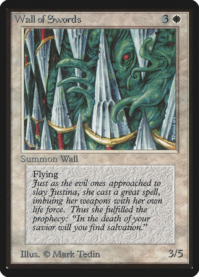 Image for Wall of Swords (LEB) - Magic: The Gathering