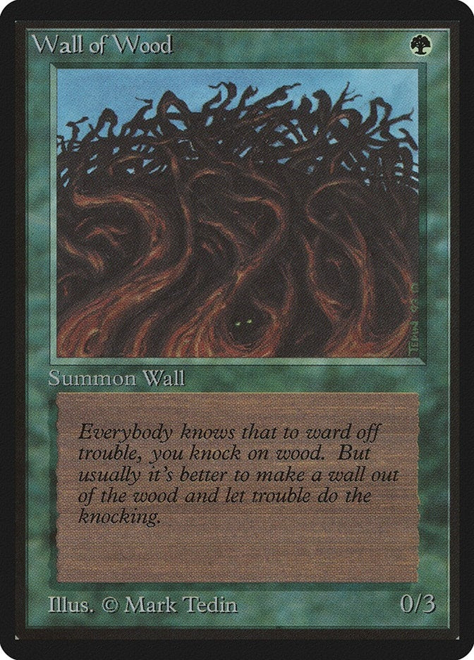 Image for Wall of Wood (LEB) - Magic: The Gathering
