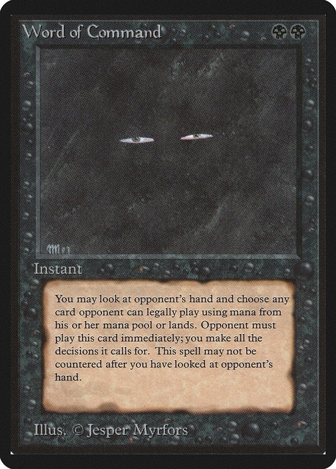 Image for Word of Command (LEB) - Magic: The Gathering