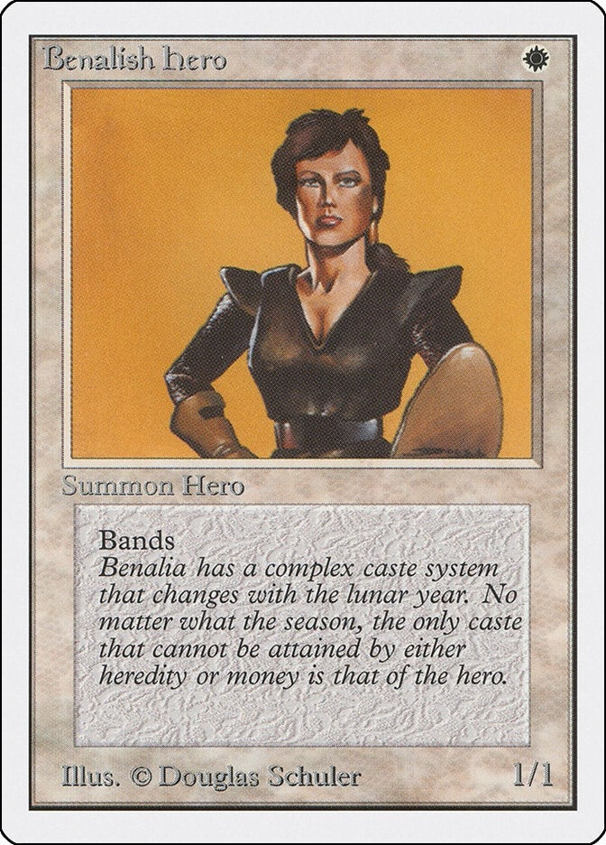 Image for Benalish Hero (2ED) - Magic: The Gathering