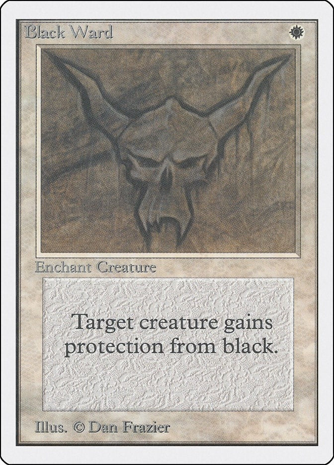 Image for Black Ward (2ED) - Magic: The Gathering
