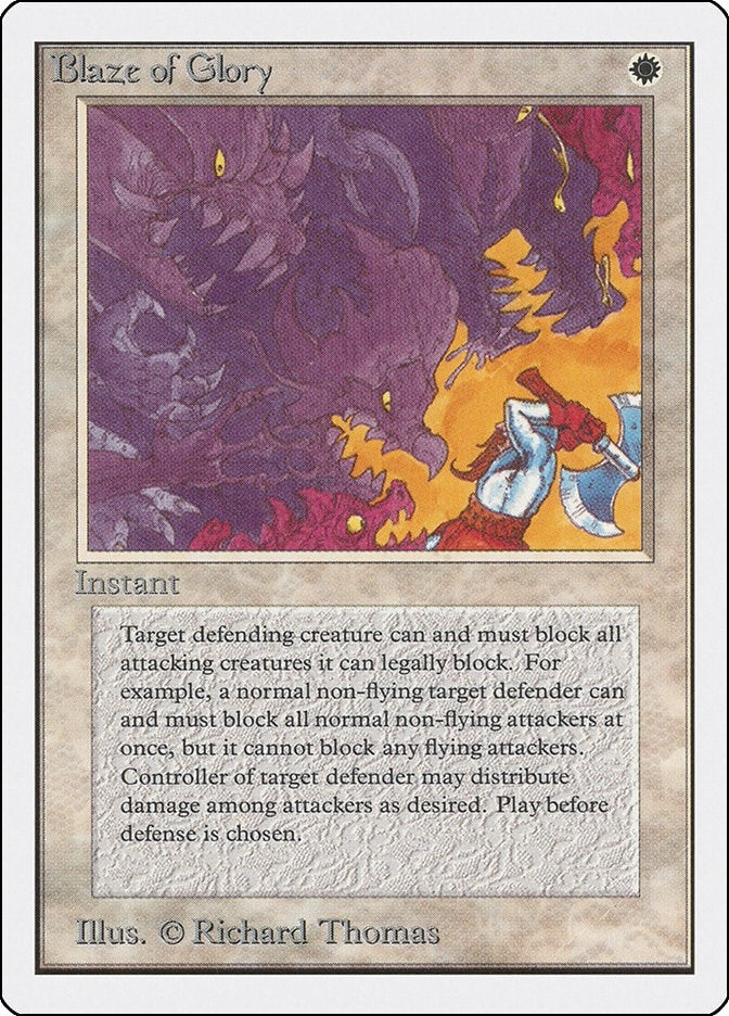 Image for Blaze of Glory (2ED) - Magic: The Gathering